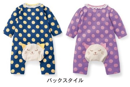 日本千趣會長袖厚棉連身衣