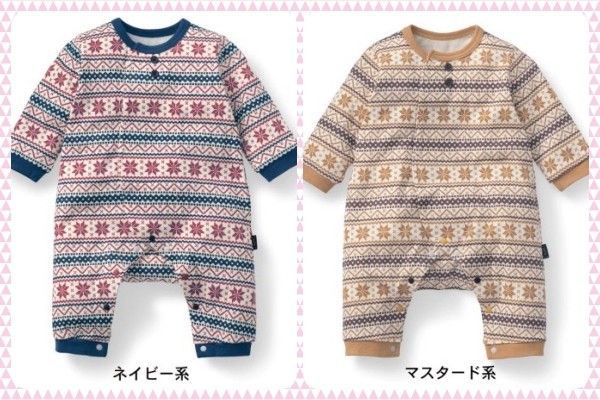 日本千趣會長袖厚棉連身衣