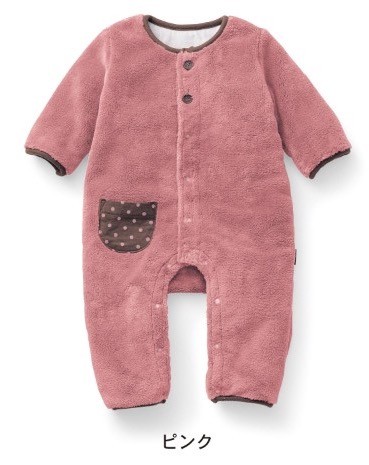 日本千趣會長袖厚棉連身衣