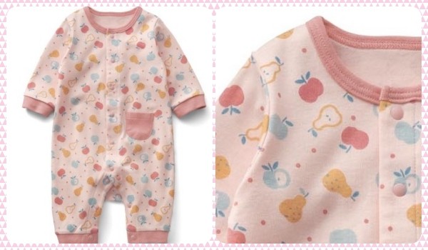 日本千趣會長袖厚棉連身衣