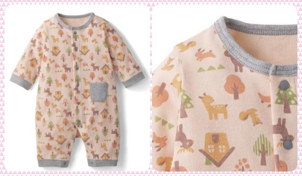 日本千趣會長袖厚棉連身衣