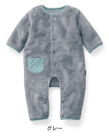 日本千趣會長袖厚棉連身衣