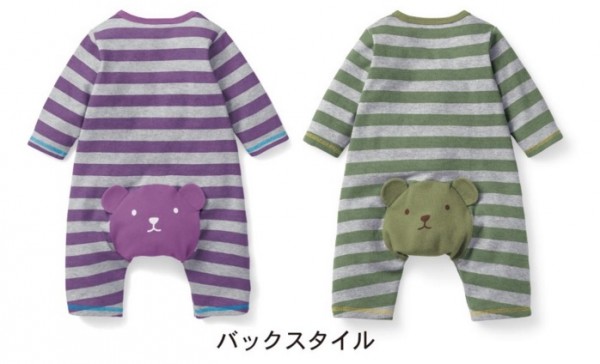 日本千趣會長袖厚棉連身衣