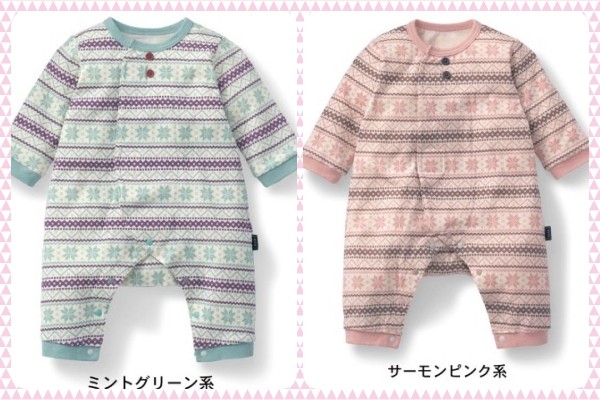 日本千趣會長袖厚棉連身衣