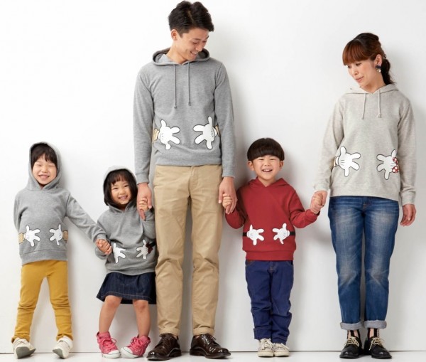 日本千趣會迪士尼擁抱親子裝冬季款