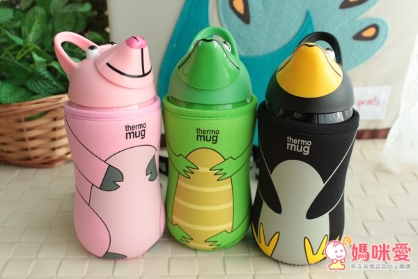 日本thermo mug動物造型兒童水壺