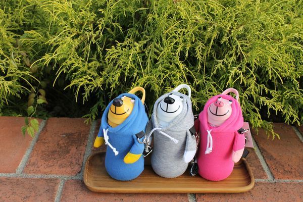 日本Thermo mug - 動物造型不鏽鋼水壺-黑企鵝 (380ml)