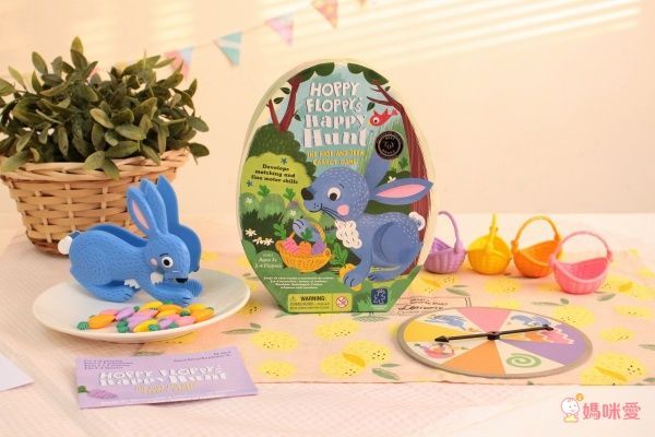 美國 Educational Insights - 親子互動桌遊-兔兔的快樂野餐-3歲以上