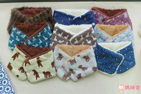 日本媽咪手工圍脖、圍巾帽子