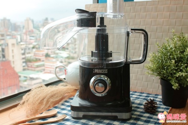 Princess 荷蘭公主 迷你四杯食物調理機【220500】能方便媽咪大量切絲、切片、絞碎也不會手痠唷!