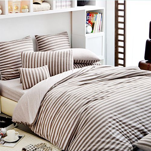 Great Living 格蕾 ❤ 色坊針織被套床包組 / 保潔墊