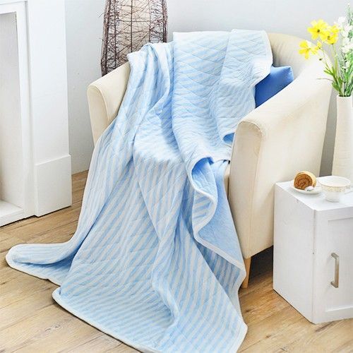 Great Living 格蕾 ❤ 色坊針織被套床包組 / 保潔墊