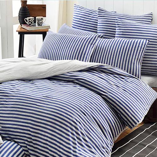 Great Living 格蕾 ❤ 色坊針織被套床包組 / 保潔墊