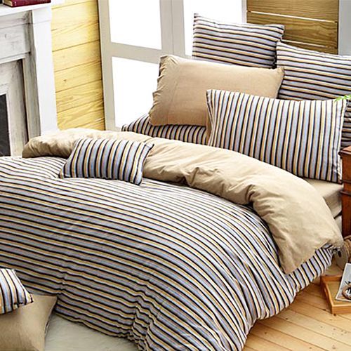 Great Living 格蕾 ❤ 色坊針織被套床包組 / 保潔墊