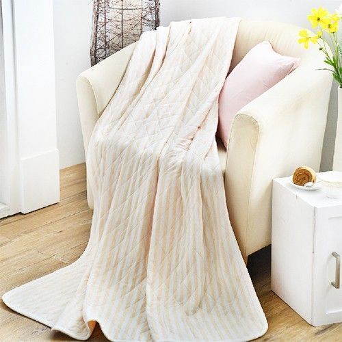 Great Living 格蕾 ❤ 色坊針織被套床包組 / 保潔墊