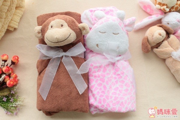 Angel Dear 大頭動物嬰兒安撫毛毯