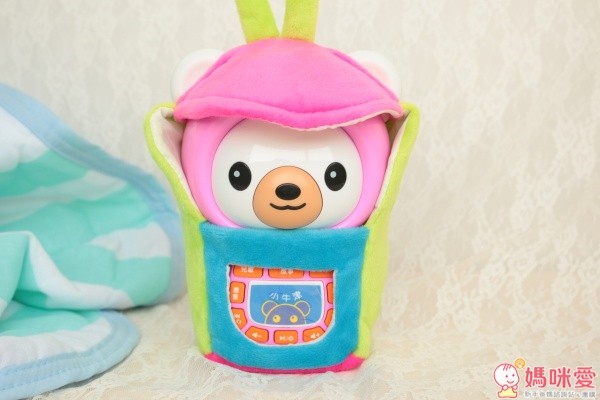 小牛津 - 【微盒損】小牛津帽T熊故事機+粉紅春裝暖暖衣超值組-藍