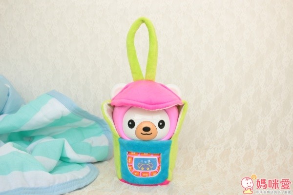 小牛津 - 【微盒損】小牛津帽T熊故事機+粉紅春裝暖暖衣超值組-藍