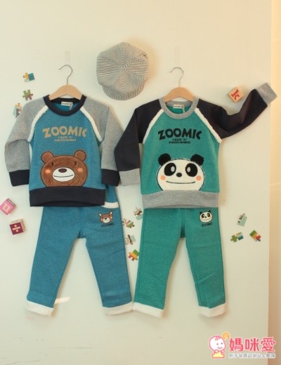 日本 zoomica, uzuchat 秋冬刷毛童裝