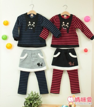 日本 zoomica, uzuchat 秋冬刷毛童裝