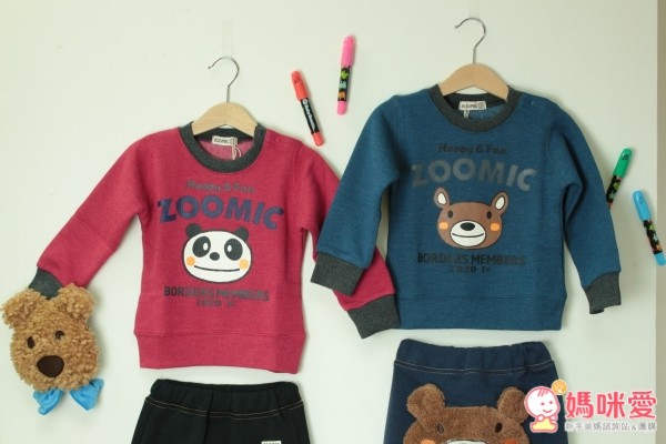日本 zoomica, uzuchat 秋冬刷毛童裝