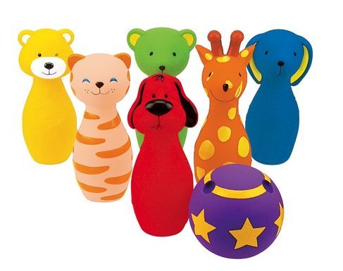 K's Kids 3 Colorful Bowling Friends 動物造型保齡球組