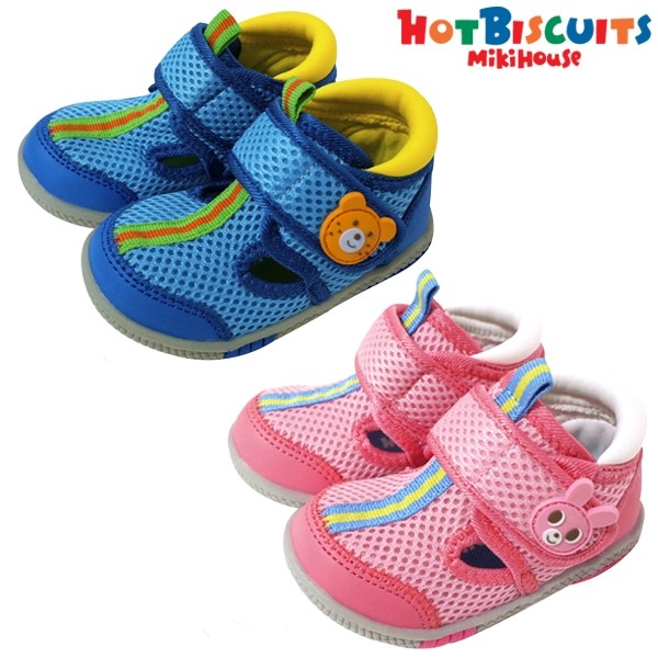 MikiHouse 雙層網眼透氣 2nd step 涼鞋