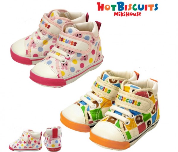 MikiHouse 點點格紋 2nd step童鞋