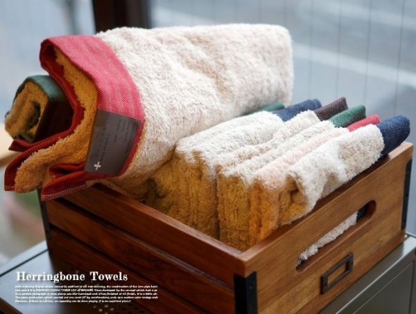 日本 Kontex Herringbone 今治滾邊人字紋毛巾