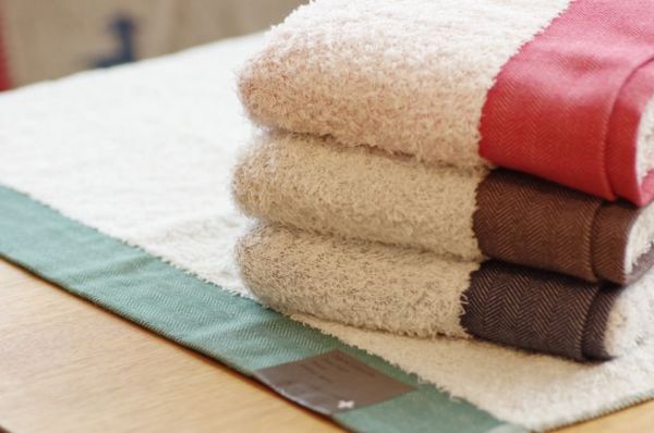 Herringbone今治滾邊人字紋居家浴巾