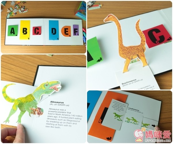 ABC 恐龍立體書