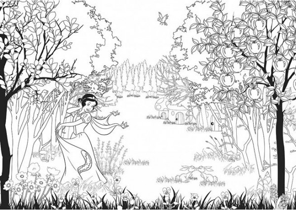 三采文化 迪士尼經典童話著色本