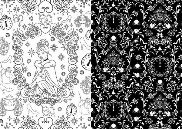 三采文化 迪士尼經典童話著色本