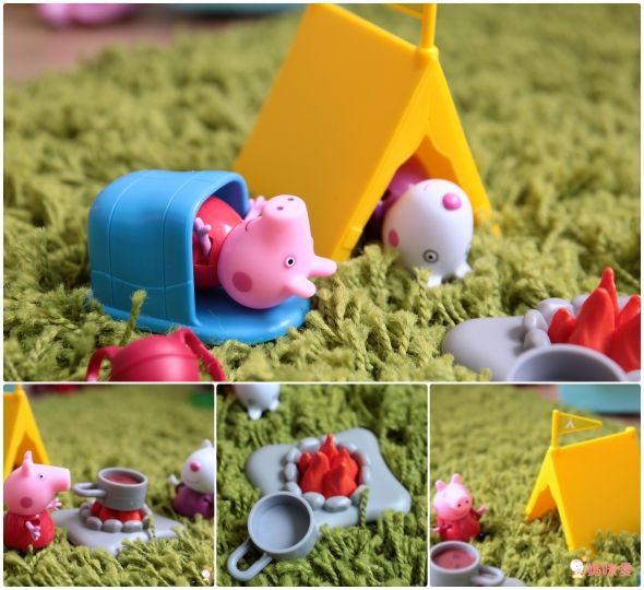 捏泥巴～捏泥巴【佩佩豬】家家酒