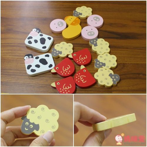 數數農場動物拼圖