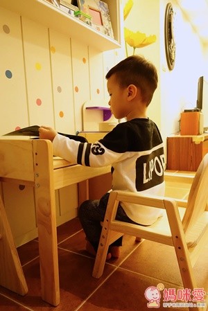 REAL 實木玩家兒童成長型書桌椅