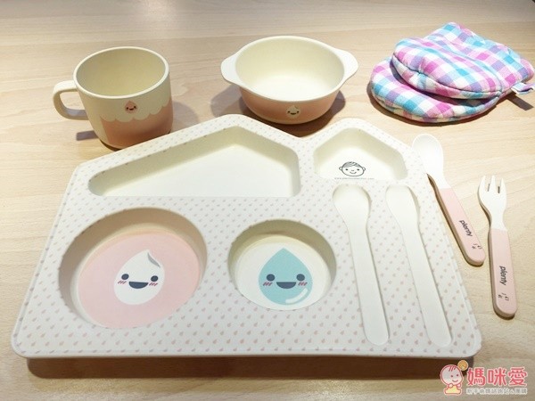 Plenty 環保無毒竹製兒童餐具組