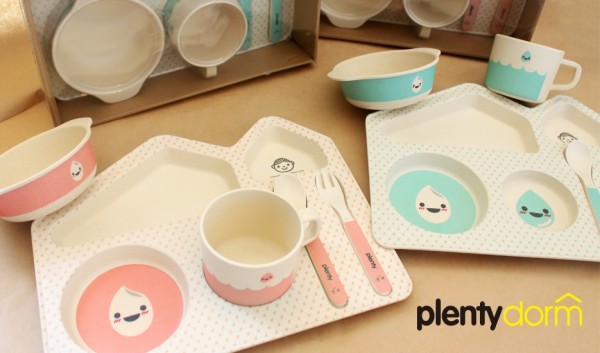 Plenty 環保無毒竹製兒童餐具組