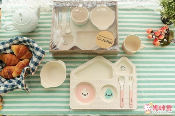 Plenty 環保無毒竹製兒童餐具組