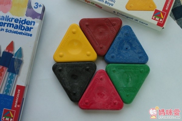 PRiMO兒童三角型塗鴉蠟筆 6 色