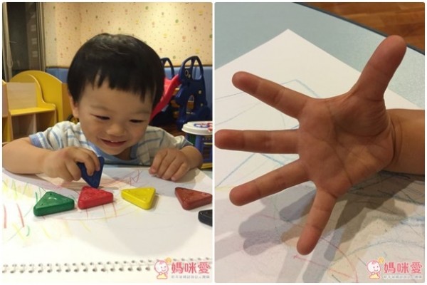 PRiMO兒童三角型塗鴉蠟筆 6 色