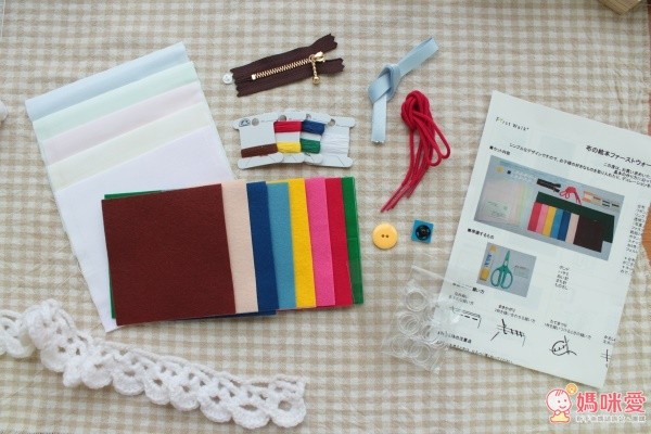 日本製 ROMPERS 手作りキット】爸比媽咪手作給寶貝的第一本布書