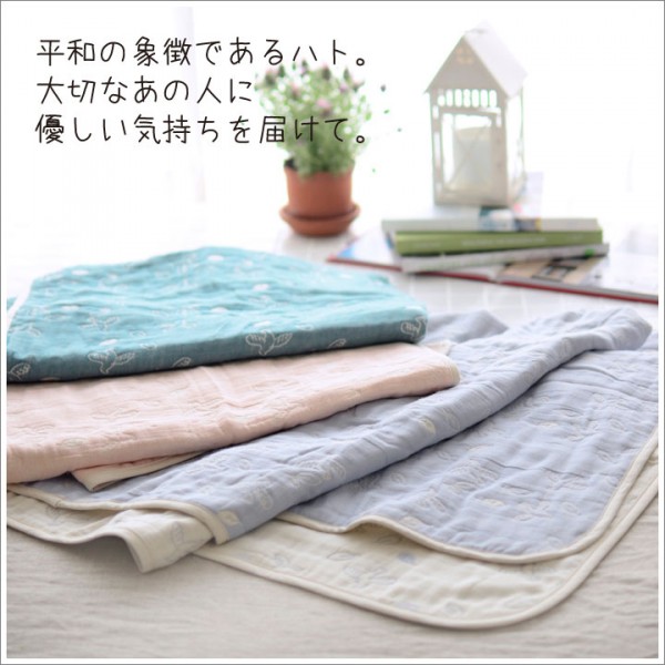 日本製OVLOV六層紗防踢被, 被子, 口水巾