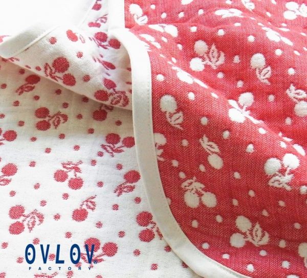 全家都適用【 日本製 OVLOV 】 平價六層紗系列 ❤ 編織家庭愛記憶