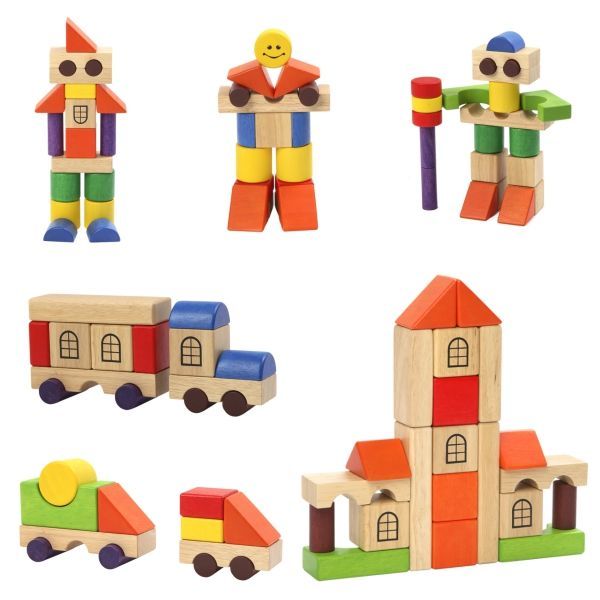 蒙特梭利理念玩具 【 德國 VOILA 】創意積木