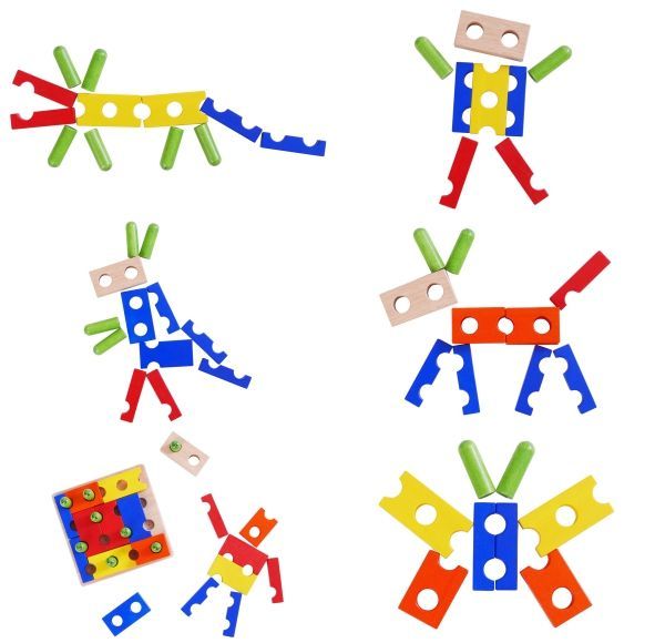 蒙特梭利理念玩具 【 德國 VOILA 】創意積木