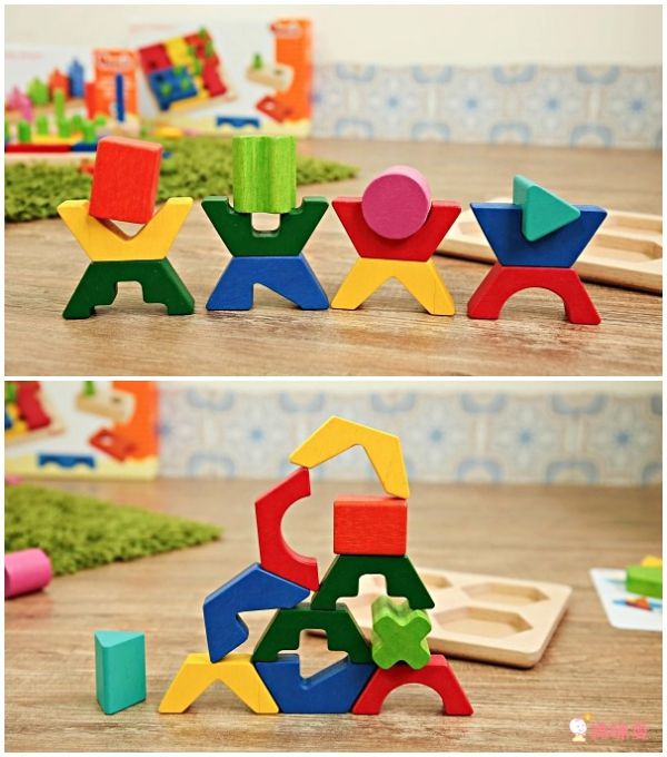 蒙特梭利理念玩具 【 德國 VOILA 】創意積木