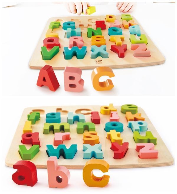 德國【Hape】天然實木質感立體拼圖 ✖ 配對拼圖