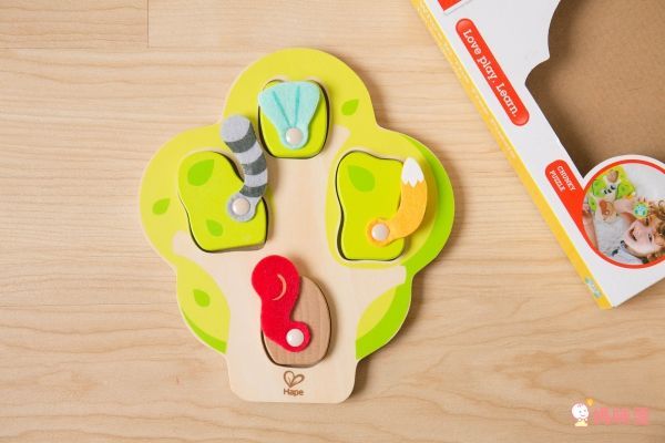 德國【Hape】天然實木質感立體拼圖 ✖ 配對拼圖