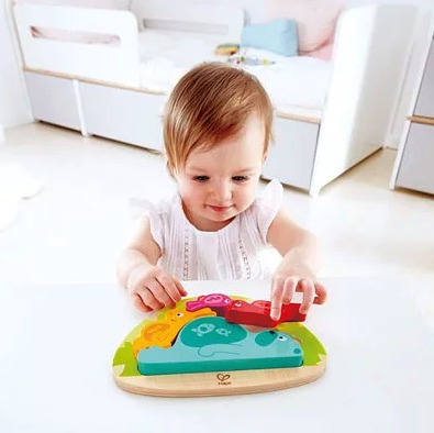 德國【Hape】天然實木質感立體拼圖 ✖ 配對拼圖